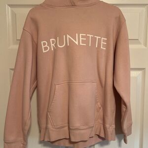 Brunette The Label Pink Hoodie
